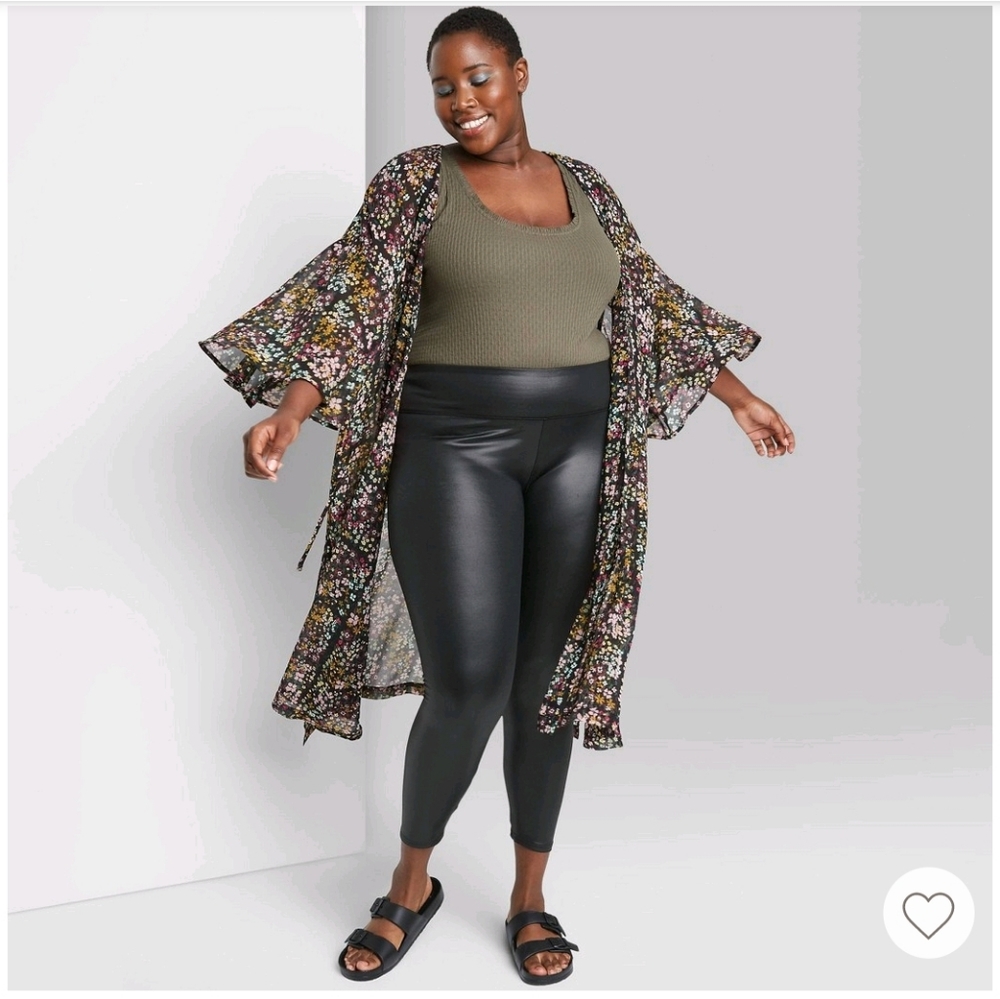 Faux Leather Legging